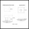 Product Specs for Emtek 5110  Modern Disc Crystal Knob with Square Rosette