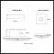 Product Specs for Emtek 5110 Spencer Lever with Square Rosette