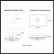 Product Specs for Emtek 5112 Modern Disc Crystal Knob with Modern Rectangular Rosette