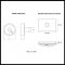 Product Specs for Emtek 5112 Spoke Knob with Modern Rectangular Rosette