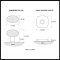 Product Specs for Emtek 5316 Hammered Egg Knob with Urban Modern Rosette