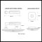 Product Specs for Emtek 5316 L-Square White Marble Lever with Urban Modern Rosette