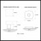 Product Specs for Emtek 5316 Modern Square Crystal Knob with Urban Modern Rosette
