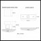 Product Specs for Emtek 5507 Modern Square Crystal Knob with Stretto Rosette