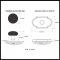 Product Specs for Emtek EM7101MB Madison Black Knob on #1 Rosette