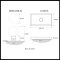 Product Specs for Emtek EM7104BL Bristol Knob on #3 Rosette