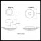 Product Specs for Emtek EM7106BU Sandcast Bronze Butte Knob on #2 Rosette