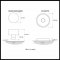 Product Specs for Emtek EM7106BZRN Sandcast Bronze Round Knob on #2 Rosette