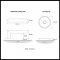 Product Specs for Emtek EM7106MA Mariposa Lever on #2 Rosette