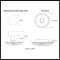 Product Specs for Emtek EM7106MDC Modern Disc Crystal Knob on #2 Rosette