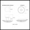 Product Specs for Emtek EM7106PC Providence Crystal Knob on #2 Rosette