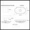 Product Specs for Emtek EM7108MSC Modern Square Crystal Knob on #1 Rosette