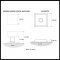 Product Specs for Emtek EM7111MSC Modern Square Crystal Knob on #6 Rosette