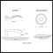 Product Specs for Emtek 8100 Elan Lever with Regular Rosette