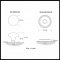 Product Specs for Emtek 8100 Ice White Knob with Regular Rosette