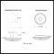 Product Specs for Emtek 8100 Providence Crystal Knob with Regular Rosette