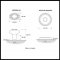 Product Specs for Emtek 8100 Victoria Knob with Regular Rosette