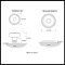 Product Specs for Emtek 8100 Waverly Knob with Regular Rosette