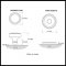 Product Specs for Emtek 8101 Norwich Knob with Rope Rosette