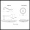 Product Specs for Emtek 8101 Rope Lever with Rope Rosette