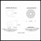 Product Specs for Emtek 8106 Diamond Crystal Knob with Lancaster Rosette