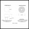 Product Specs for Emtek 8106 Georgetown Knob with Lancaster Rosette