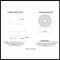 Product Specs for Emtek 8106 Lowell Crystal Knob with Lancaster Rosette