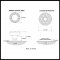 Product Specs for Emtek 8106 Ribbon & Reed Knob with Lancaster Rosette