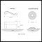 Product Specs for Emtek 8106 Rope Lever with Lancaster Rosette