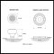 Product Specs for Emtek 8107 Belmont Knob with Ribbon & Reed Rosette