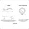 Product Specs for Emtek 8107 Elan Lever with Ribbon & Reed Rosette