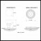Product Specs for Emtek 8107 Georgetown Knob with Ribbon & Reed Rosette