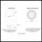 Product Specs for Emtek 8107 Hampton Knob with Ribbon & Reed Rosette