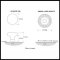 Product Specs for Emtek 8107 Ice White Knob with Ribbon & Reed Rosette