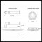 Product Specs for Emtek 8107 Merrimack Lever with Ribbon & Reed Rosette