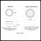 Product Specs for Emtek 8107 Rope Knob with Ribbon & Reed Rosette