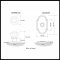 Product Specs for Emtek 8108 Astoria Knob with #8 Rosette