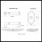Product Specs for Emtek 8108 Merrimack Lever with #8 Rosette
