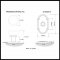 Product Specs for Emtek 8108 Providence Crystal Knob with #8 Rosette