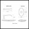 Product Specs for Emtek 8108 Wembley Lever with #8 Rosette