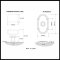 Product Specs for Emtek 8108 Windsor Crystal Knob with #8 Rosette