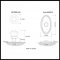 Product Specs for Emtek 8120 Diamond Crystal Knob with Oval Rosette