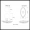 Product Specs for Emtek 8120 Bristol Knob with Oval Rosette