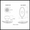 Product Specs for Emtek 8120 Belmont Knob with Oval Rosette