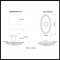 Product Specs for Emtek 8120 Georgetown Knob with Oval Rosette