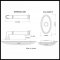 Product Specs for Emtek 8120 Merrimack Lever with Oval Rosette