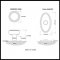 Product Specs for Emtek 8120 Norwich Knob with Oval Rosette