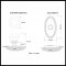 Product Specs for Emtek 8120 Old Town Clear Knob with Oval Rosette