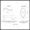 Product Specs for Emtek 8120 Rope Lever with Oval Rosette