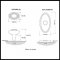 Product Specs for Emtek 8120 Victoria Knob with Oval Rosette